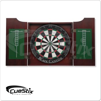 40-0900 Wine Stained Dart Board Cabinet 