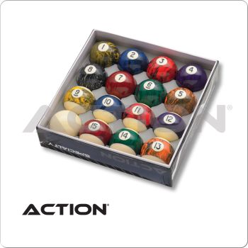 Action BBBM Black Marble Ball Set