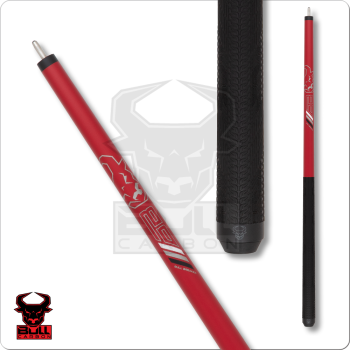 Bull Carbon BCBKR Red Break Cue - Sport Wrap
