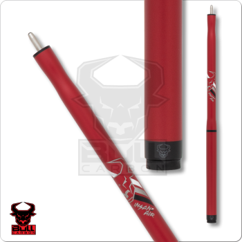 Bull Carbon BCJCR Red Insane Air Jump Cue - No Wrap