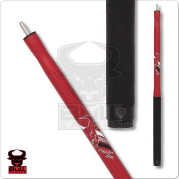 Bull Carbon BCJCR Red Insane Air Jump Cue - Sport Wrap