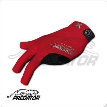 Predator BGLP Red w/Black Glove - Bridge Hand Left