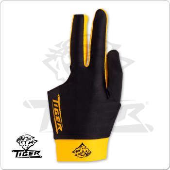 Tiger BGLTGY Black & Yellow Glove - Bridge Hand Left