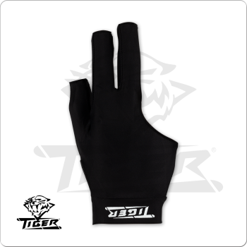 Tiger X BGRTGB All Black Glove- Bridge Hand Right