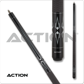 Action BW24 Black & White Pool Cue