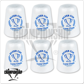 Championship CHSCC6 Cone Chalk Box of 6