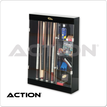 Action 10 Cue DC10A Wall Display Case w/ Shelves