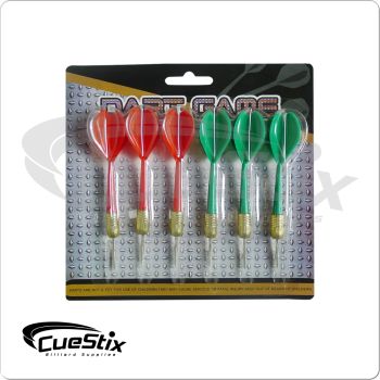 Steel Tip Darts DRT6 - Pack of 6