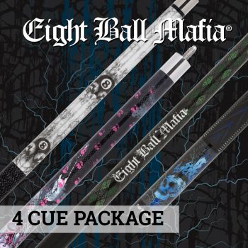 4 Cue Eight Ball Mafia Package