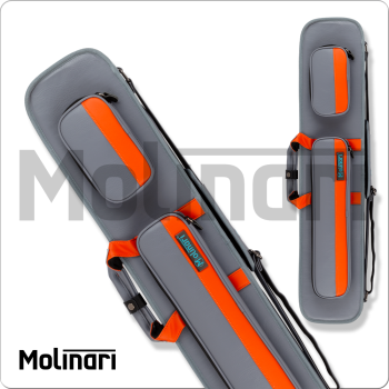 Molinari MLCS36 Retro 3x6 Soft Case - Grey & Orange