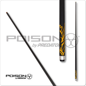 Poison POIHY One-Piece Carbon Fiber Playing Cue - Yellow