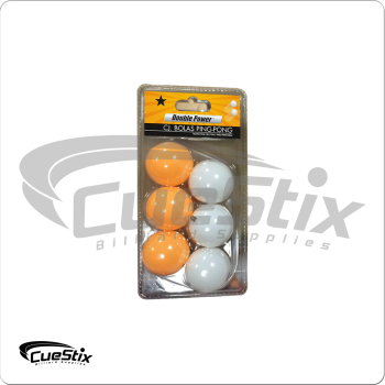 Ping Pong PP1116 Balls - Pack of 6