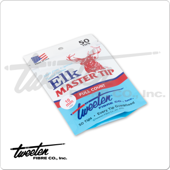Tweeten QTELK50 Elk Master Cue Tips - Box of 50
