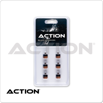 Yukon QTYBP 13mm Screw-On Cue Tip - Blister Pack of 6