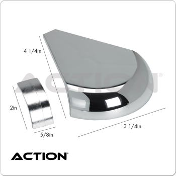 Chrome TP50581 Metal Corner & Side Castings 
