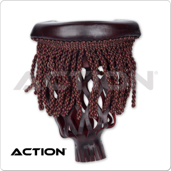 Burgundy Fringe TPPK10 Leather Pockets