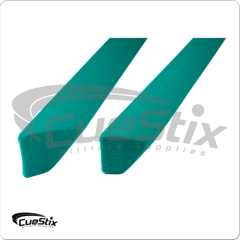 Valley Rails for Coin-Op Tables - TPVRAILC - Covered in Mercury Ultra Tournament Green Cloth
