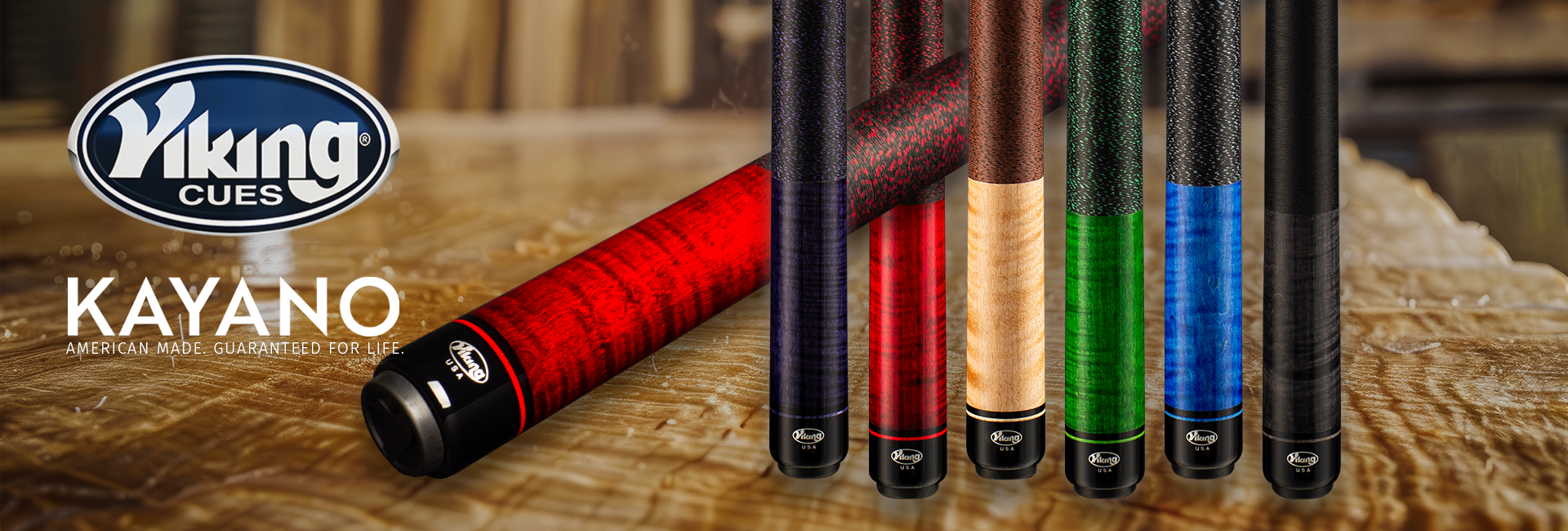 Viking banner featuring the Kayano series